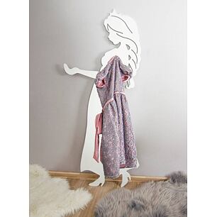 Princezna - věšák, 130 cm, bílý