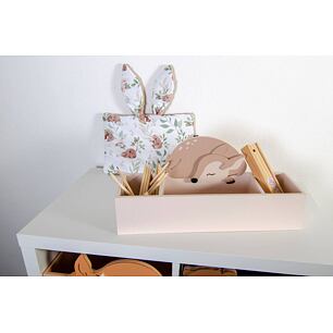Srnka - box s přihrádkami, tužkovník na psací potřeby, 45 cm