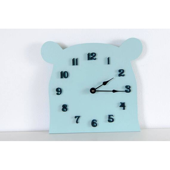Velké nástěnné hodiny - medvídek, 30 cm